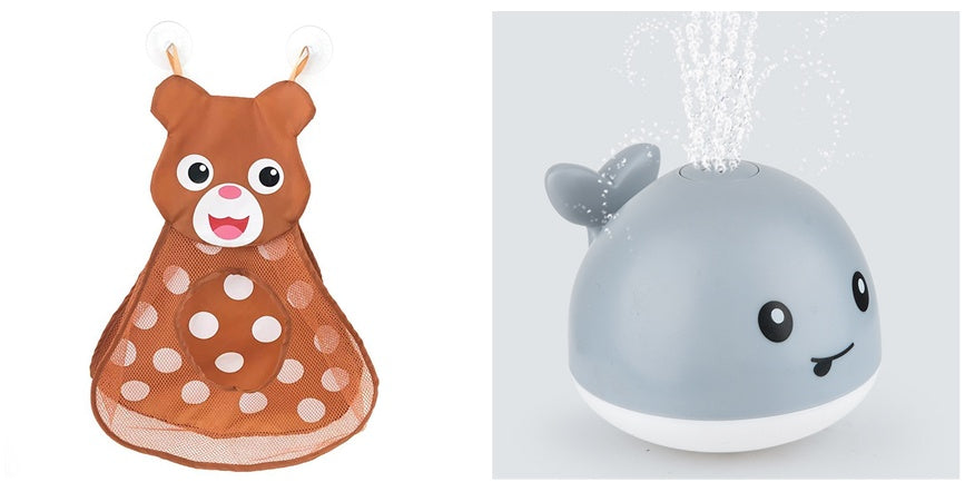 Jouet de Bain Bébé Baleine - Jet d'eau Automatique Limuneux