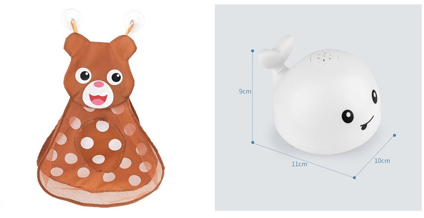 Jouet de Bain Bébé Baleine - Jet d'eau Automatique Limuneux