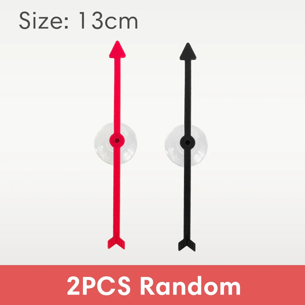 4 Inch Plastic Arrow Game Spinners Suction Cup Board Arrow Toys for School Home Party Using Board Spinner
